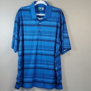 Ben Hogan 2XL Polo Golf Shirt. Short Sleeve. Blue